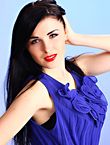 Photo of beautiful  woman Ekaterina with black hair and blue eyes - 18174