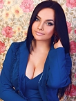 Photo of beautiful  woman Elena with black hair and green eyes - 12856